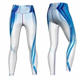 Mesh-Panel Sublimation Leggings