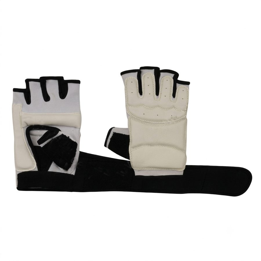 Off-White Mesh-Back Grappling Gloves