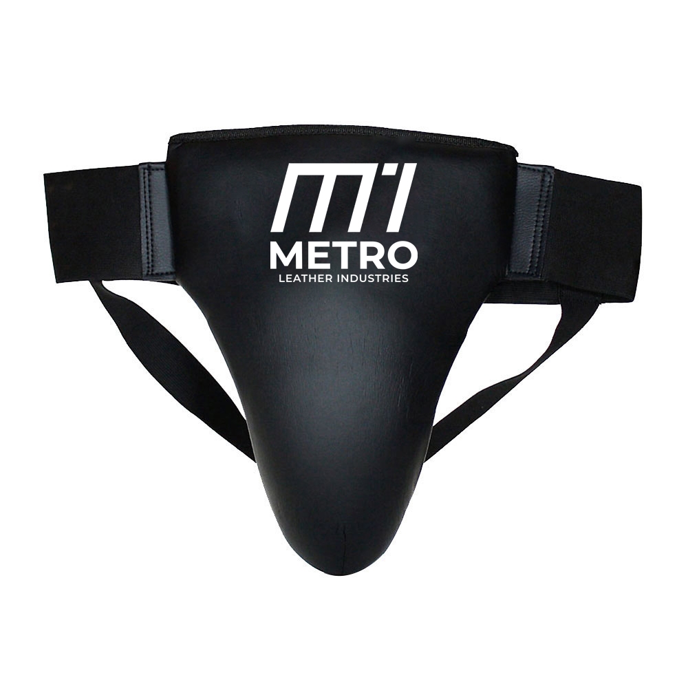 Pro Leather Groin Protector with Hip Padding