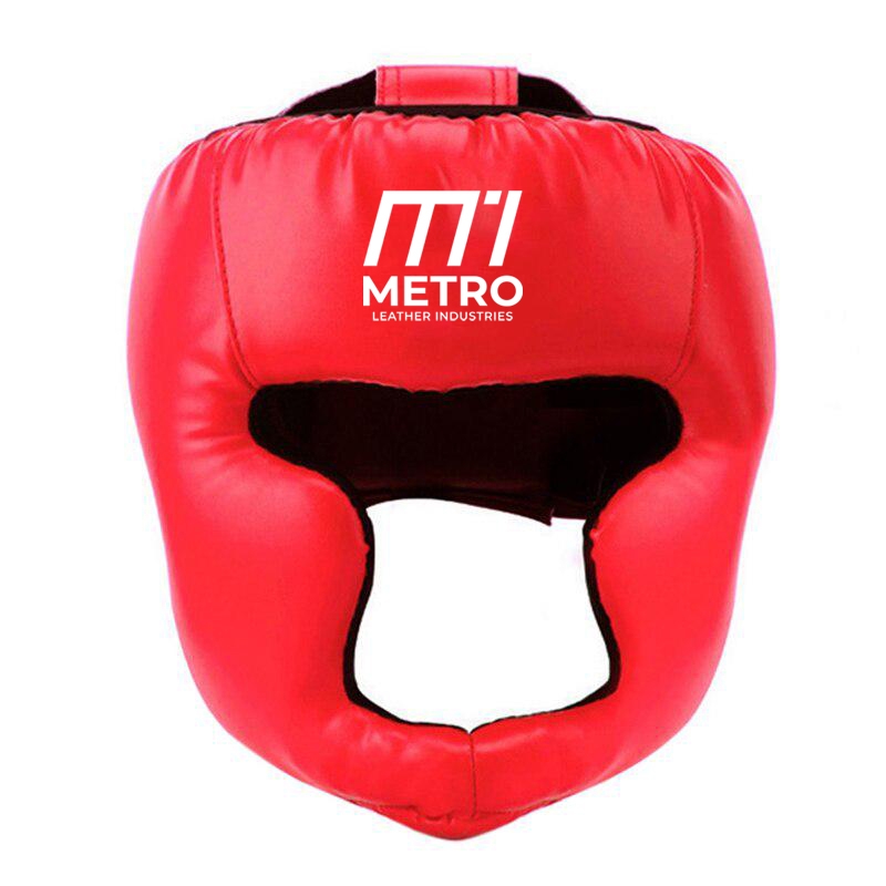 Red Pro Sparring Head Guard